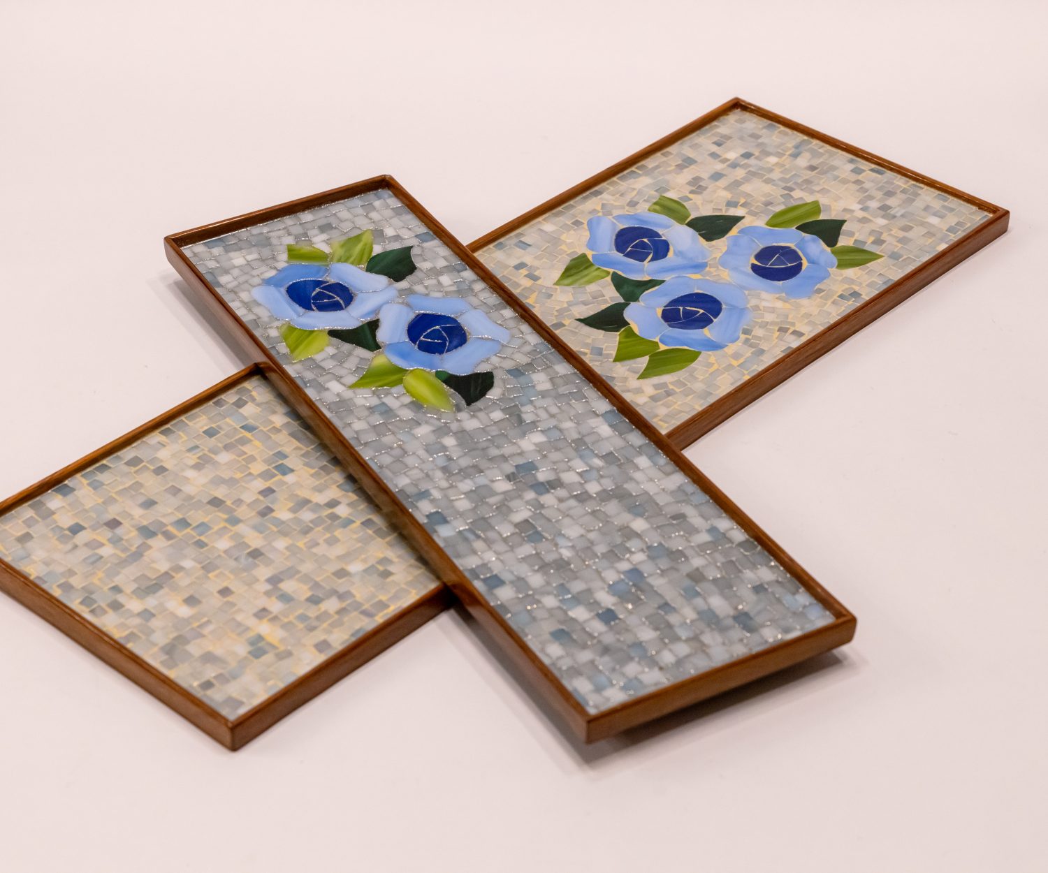 Mosaic Trays - Blossom - Pair