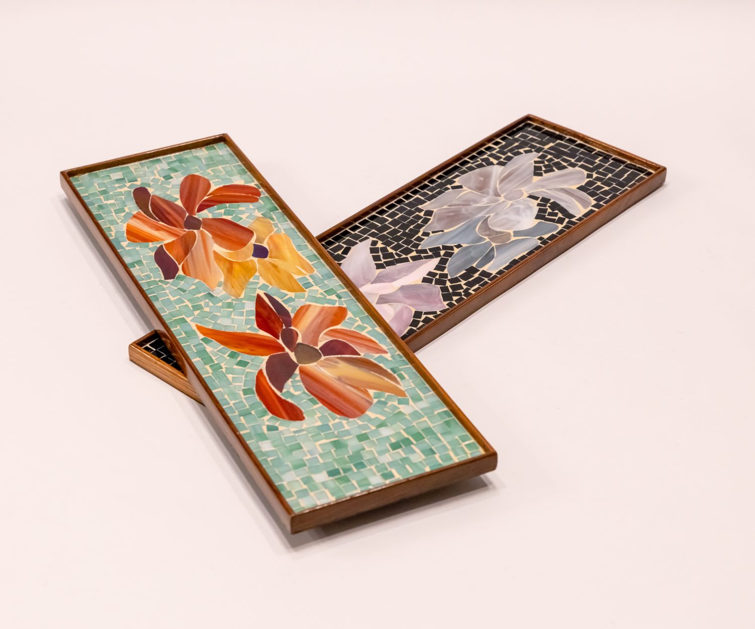 Mosaic Trays - Pair