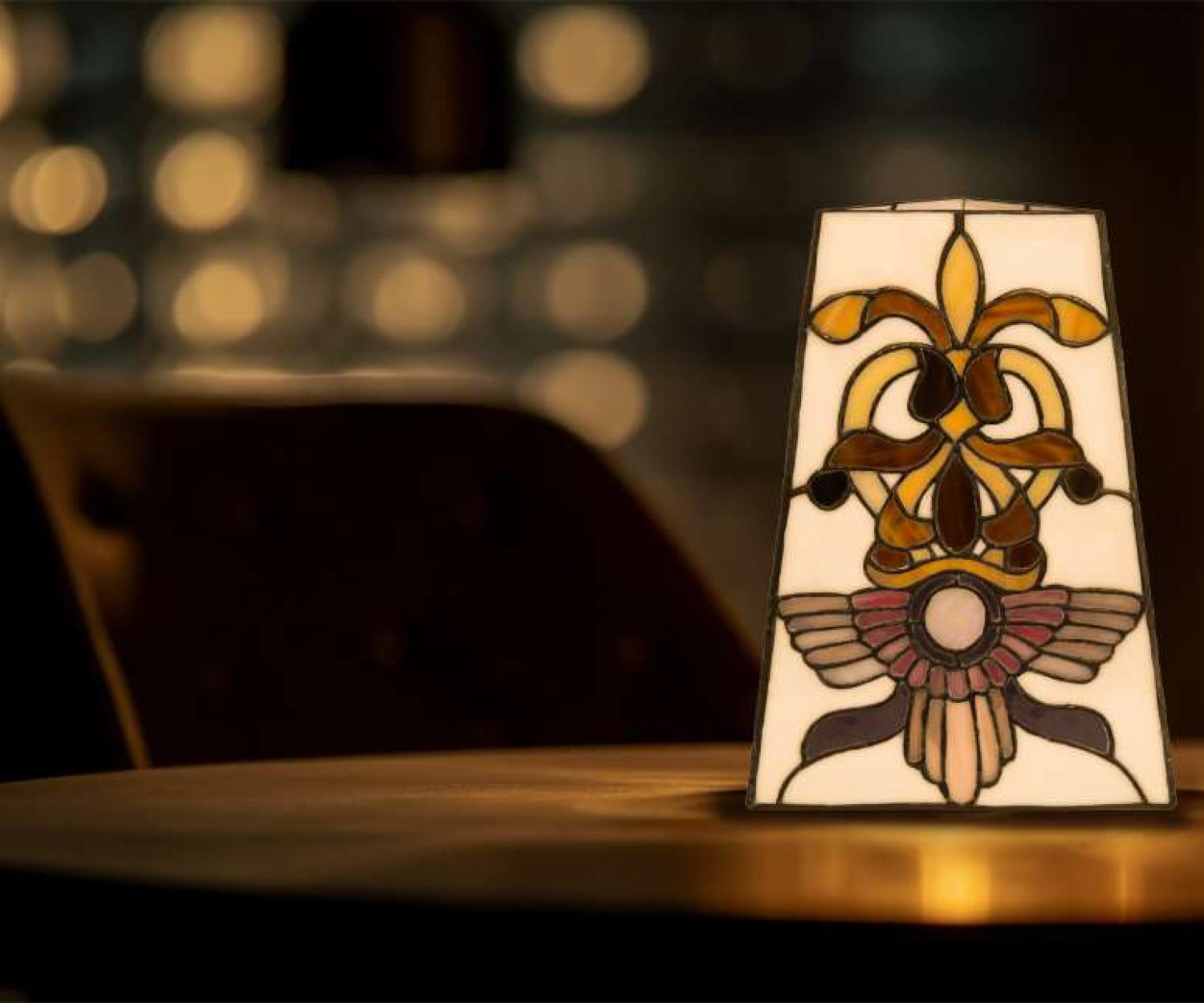 Stained Glass-Asho Farohar-Lilac-Lantern-XL-Azgard Farohar - Rose (1)