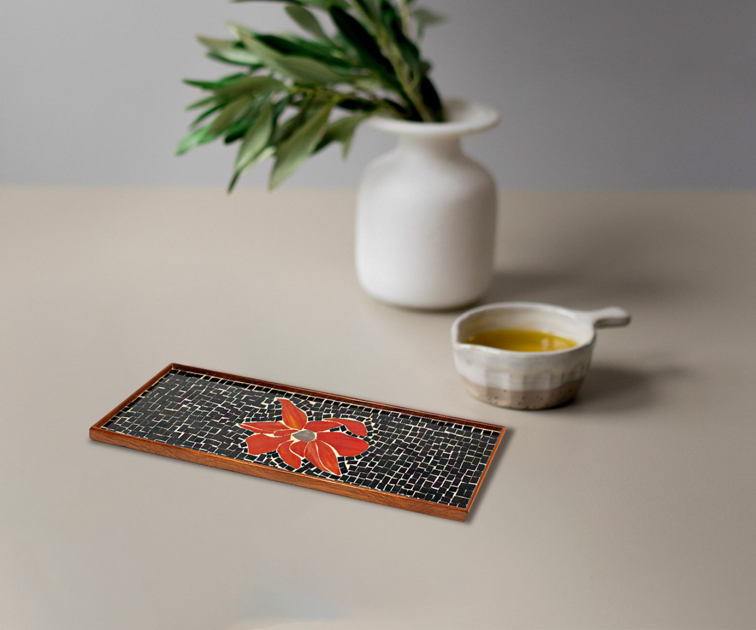 Accent Flaoting Sparkle - medium - Tangerine Midnight