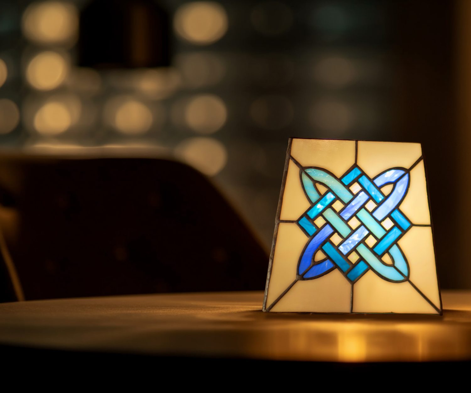 infinity knot - ocean ivory -S