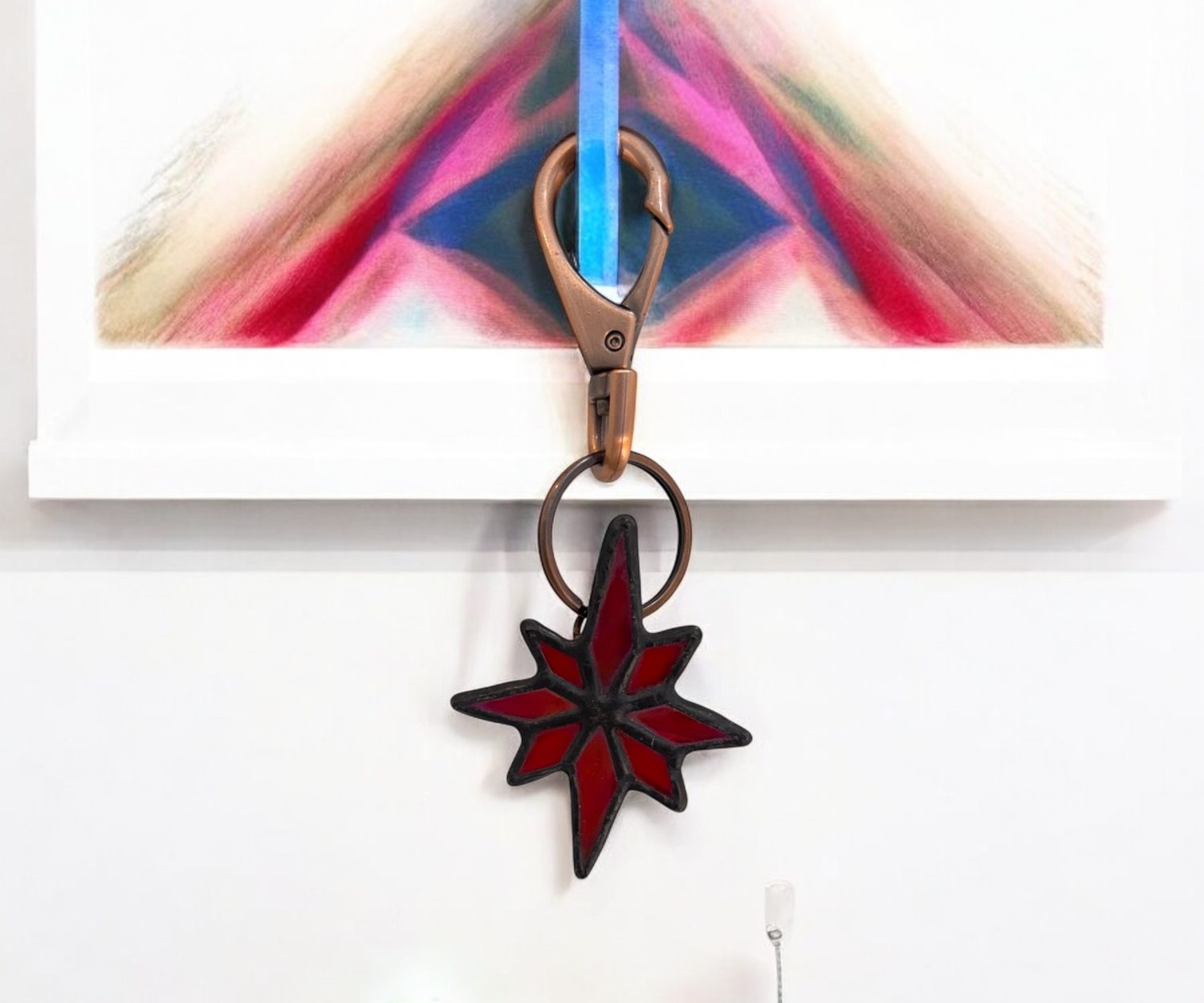 Stained Glass - Keychain- Rising Star