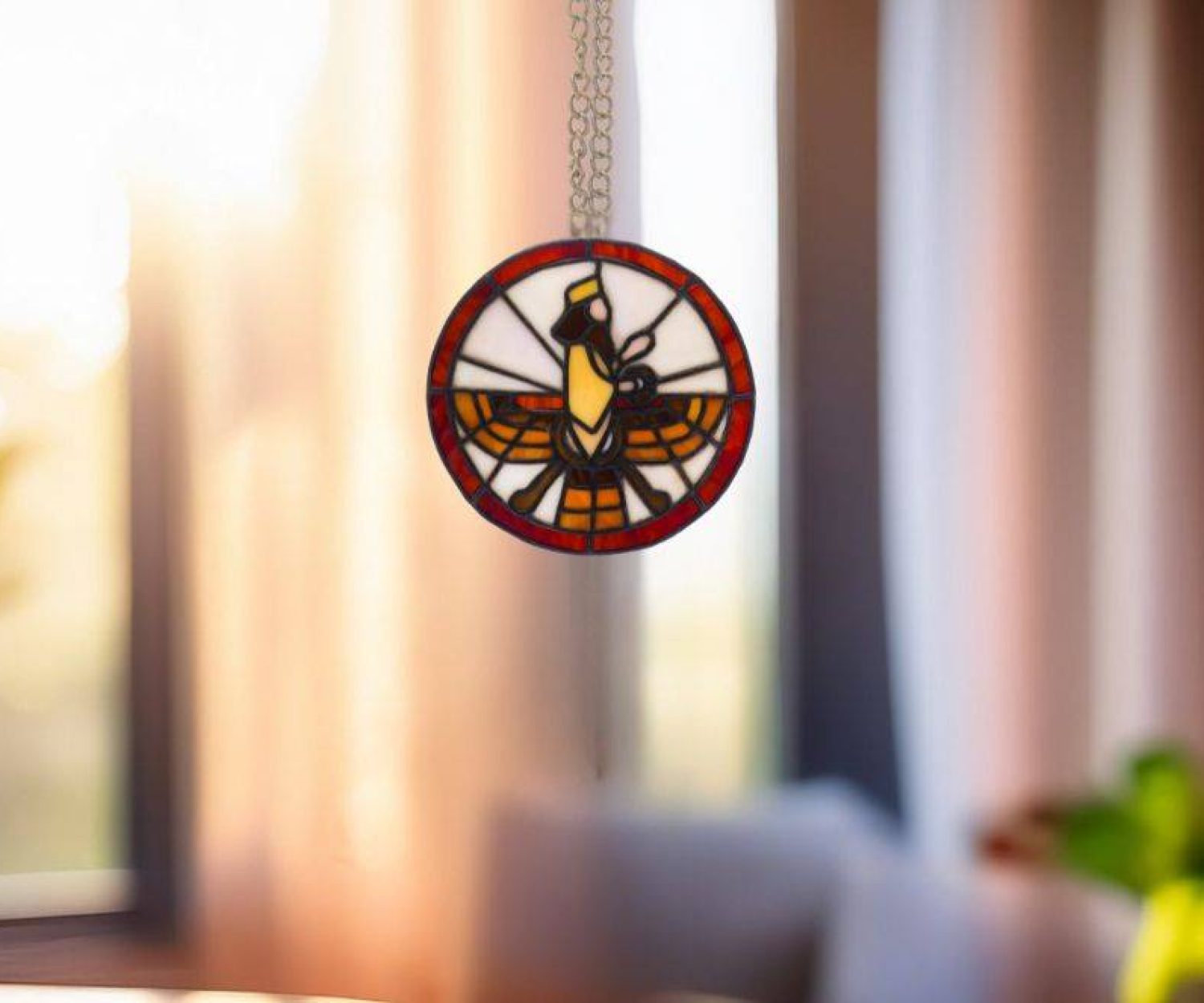 Stained Glass-Suncatcher-Asho Farohar-Vintage Ivory