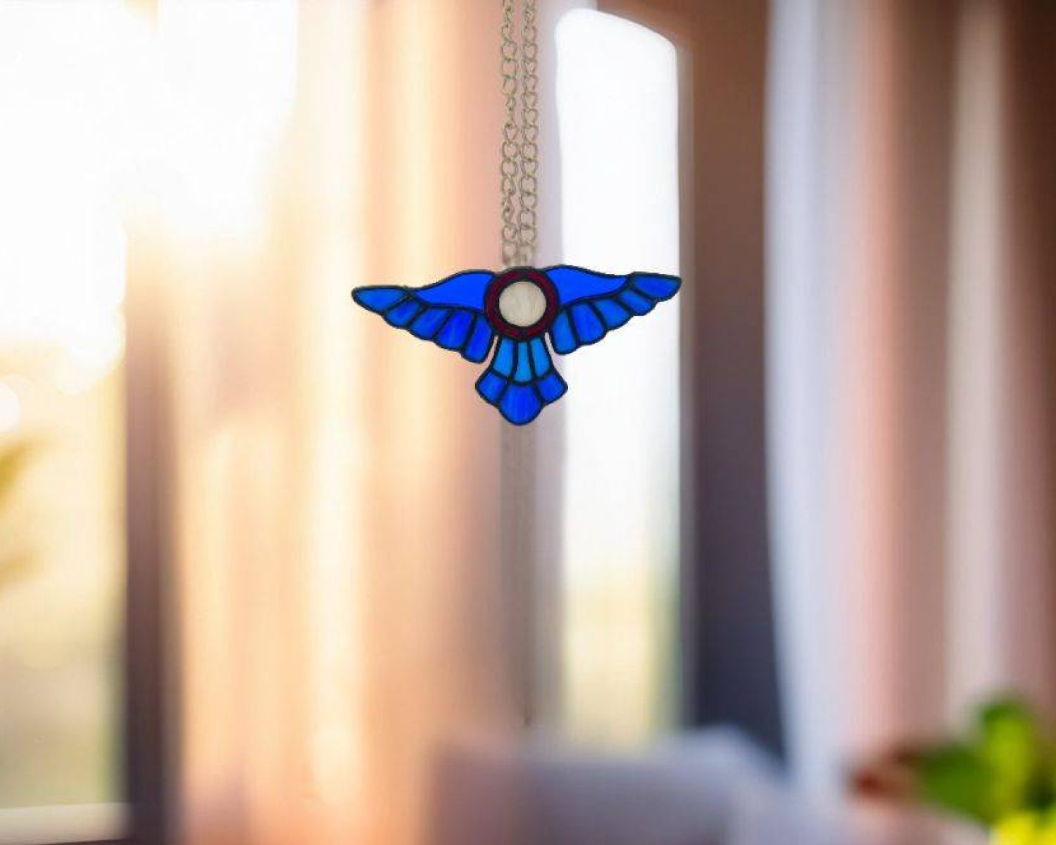 Stained Glass-Suncatcher-Asho Farohar Wings-Ocean