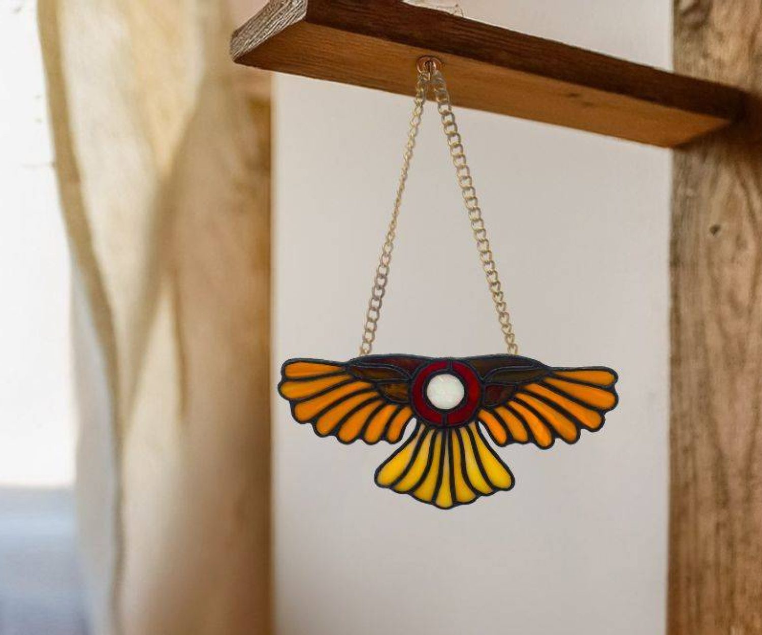 Stained Glass - Sun Catcher - Asho Farohar Wings