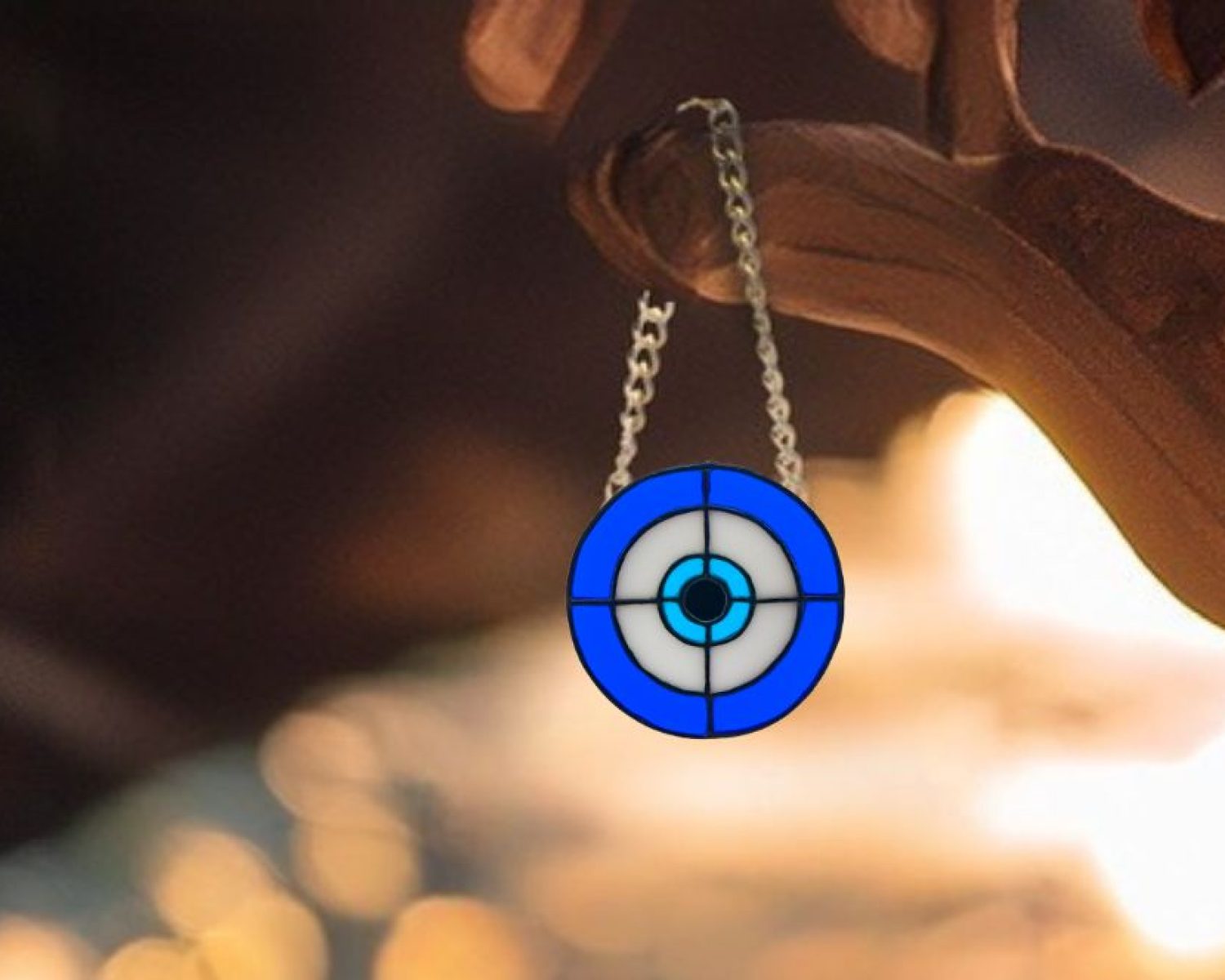 Stained Glass - Suncatcher - Evil Eye