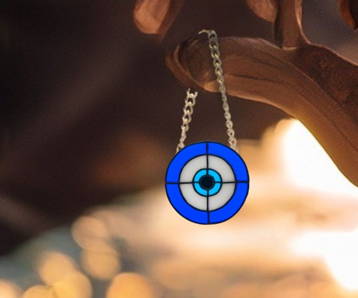 Stained Glass - Suncatcher - Evil Eye